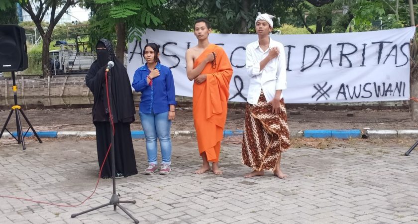 Aksi Solidaritas AWS Wani: Lahirkan Kepekaan dan Bentuk Perlawanan Mahasiswa pada Tindak Terorisme