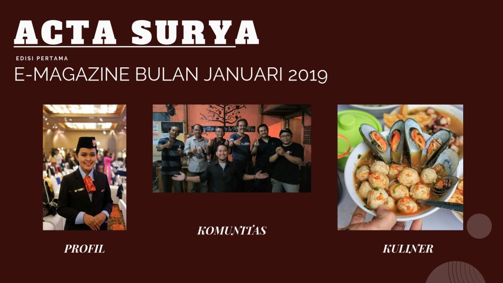Acta Surya e-Magz Edisi Januari 2019